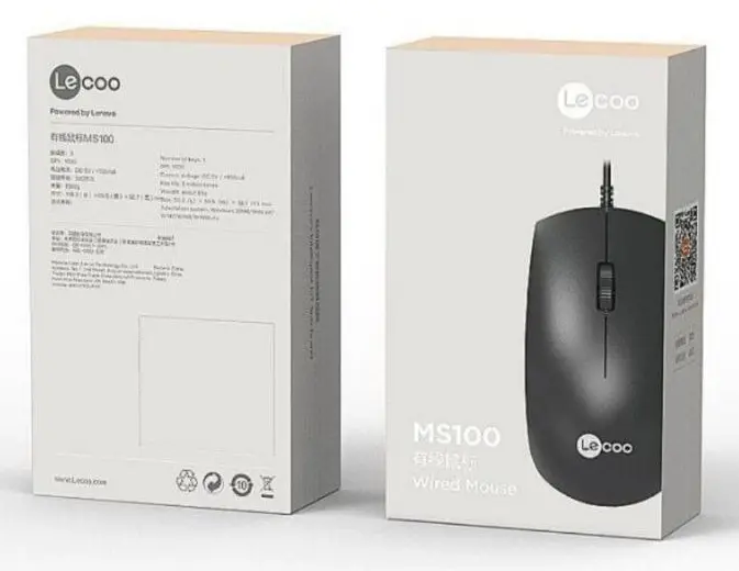 MOUSE LECOO MS100 USB 