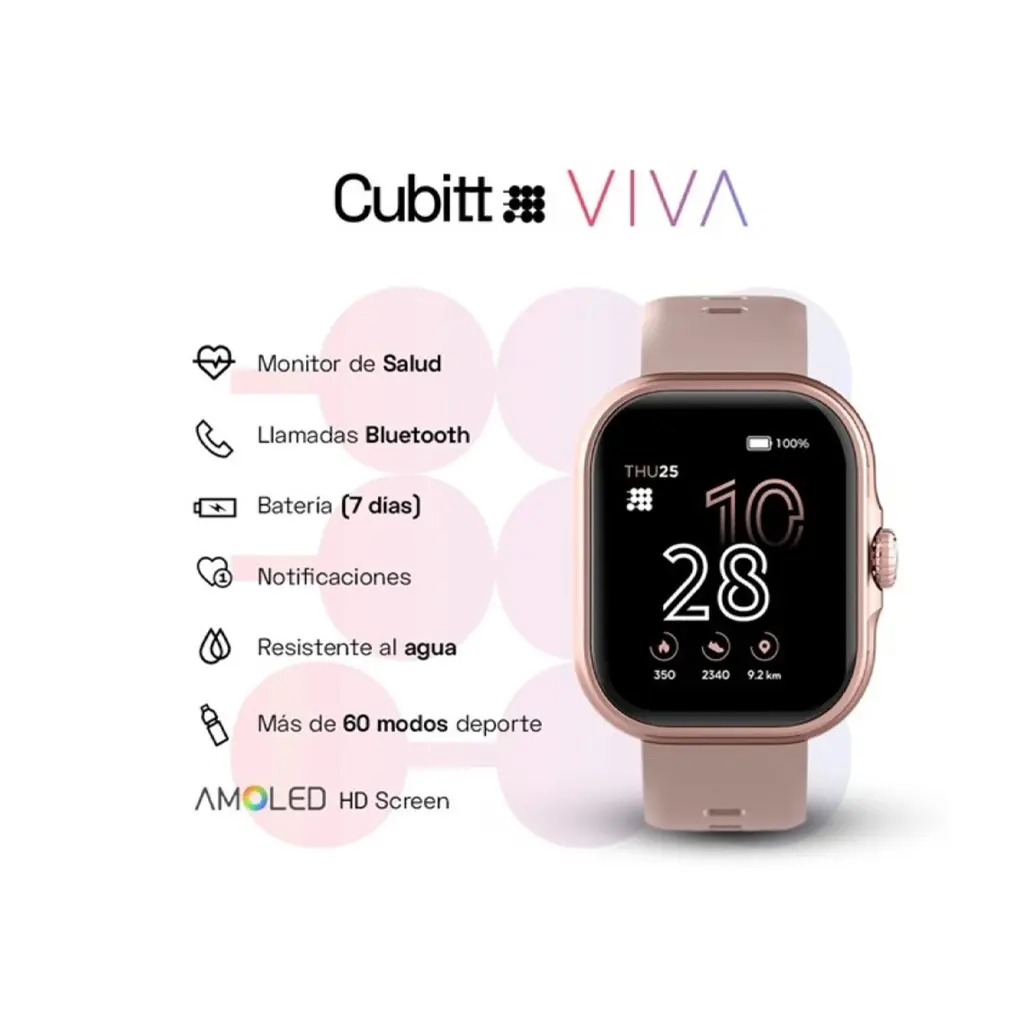 RELOJ CUBITT CT-VIVA 5 - PINK 