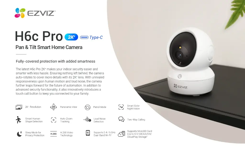 EZVIZ H6C PRO CAMARA INALAMBRICA 2K