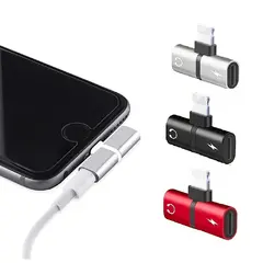 ADAPTER IPHONE LIGHNING DOBLE (AUDIFONO Y CARGA)