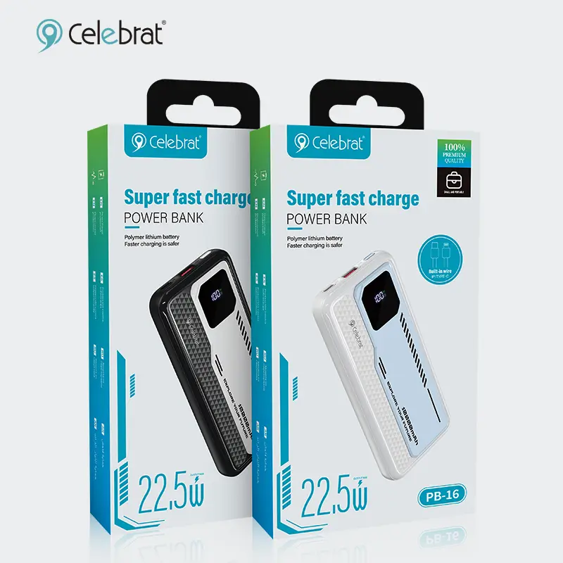 CELEBRAT POWER BANK SUPER FAST CHARGE PB-16