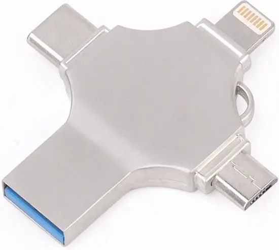 OTG A 3IN1 USB A MICRO TYPE-C LIGHTNING 