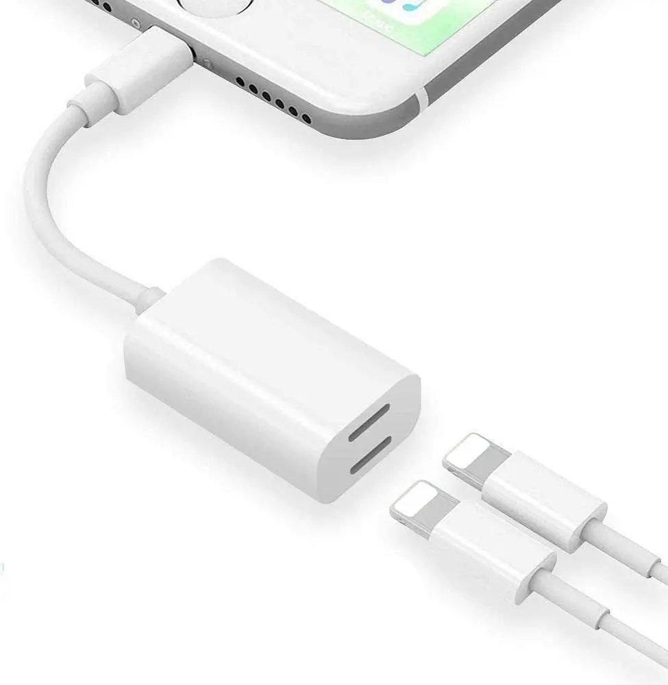 ADAPTADOR Y DIVISOR PARA IPHONE 