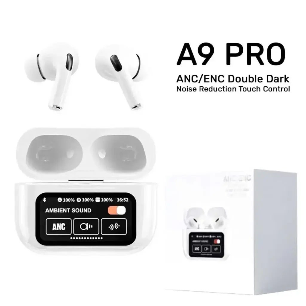 AUDIFONO WIRELESS HEARPHONE TOUCH CONTROL ANC/ENC A9 PRO