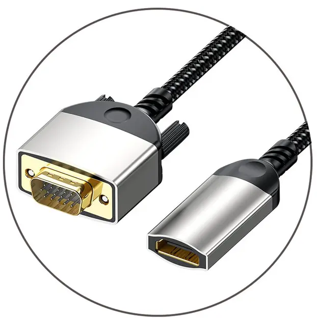 CABLE HDMI HEMBRA a VGA MACHO - 0.2M 