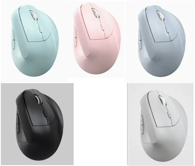 MOUSE ERGONOMIC CON BATERIA - COLOR SURTIDO 