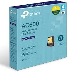 TP-LINK AC600 NANO WIRELESS USB ADAPTER ARCHER T2U NANO