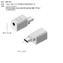 OTG TIPO C TO MICROFONO 3.5MM - BLANCO