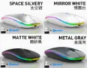 MOUSE X1 USB + BT CON LED - WH/SIL/GRAY/BK